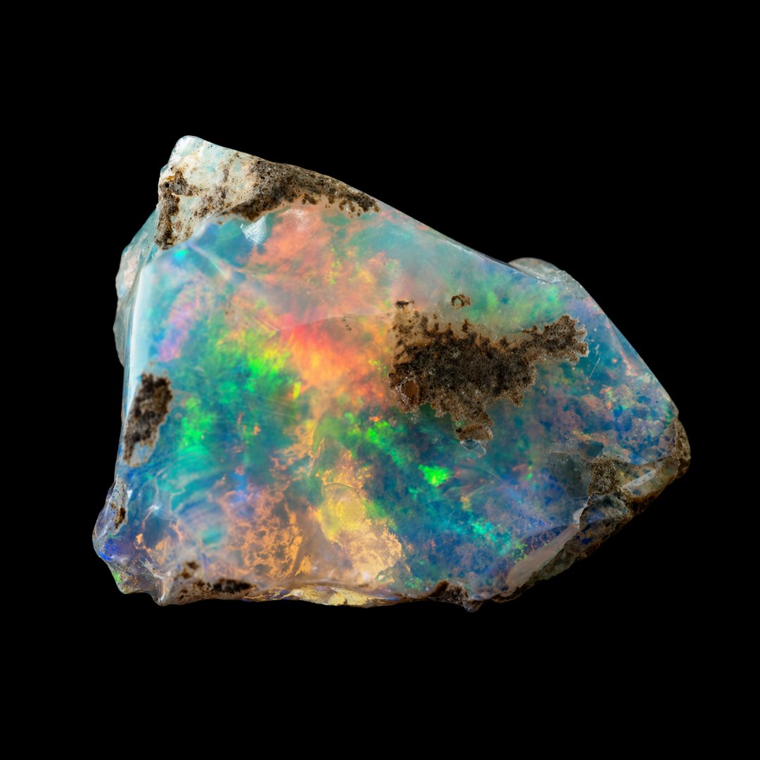 Bílý opál – minerál použitý v koncovce Triop White